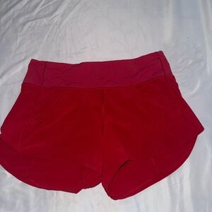 Women's Red Shorts